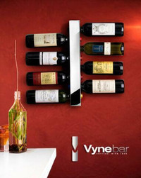 The Vynebar®  Vertical 8-Bottle Wine Rack