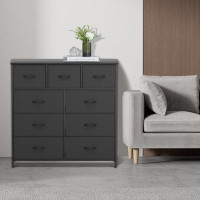 Ebern Designs 9-Drawer Dresser For Large Bedroom, Living Room