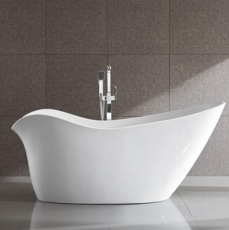 Colmar 69x31 Freestanding Acrylic Slipper Soaking Bathtub - Deep soaking Seamless Joint w Left/Right Drain  BHC in Plumbing, Sinks, Toilets & Showers - Image 2