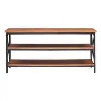 Kingstown Home Eulia 62" W Metal Etagere TV Stand For Tvs Up To 70"