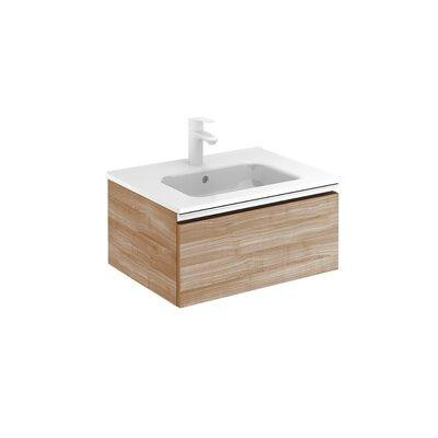 Latitude Run® Royo Fino Collection 24" 1-Drawer Bathroom Vanity With Sink (Sandy Grey) in Other