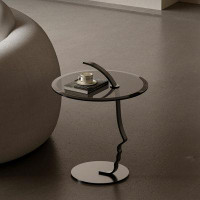 STAR BANNER Italian Minimalist Metal Art End Table High-End Modern Simple Living Room Sofa End Table