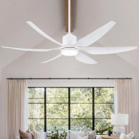 Wrought Studio 66" Ceiling Fan With Light  And Remote Control