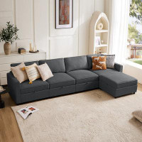 Ebern Designs Uba 5 - Piece Upholstered Modular Sectional Couch