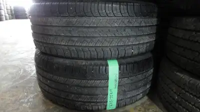 235 55 19 2 Michelin Latitute Tour HP Used A/S Tires With 75% Tread Left