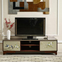 STAR BANNER Modern Simple Solid Wood TV Cabinet