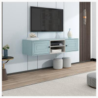 Wrought Studio 60" Floating TV Stand with Large Storage Space, 3 Levels Adjustable shelves