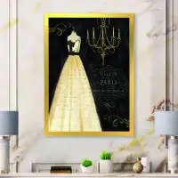 Made in Canada - East Urban Home French Chandeliers Couture III - Picture Frame Print on Canvas