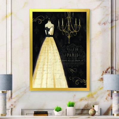Made in Canada - East Urban Home French Chandeliers Couture III - Picture Frame Print on Canvas in Indoor Lighting & Fans