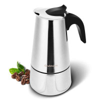 KingSo Stovetop Espresso Maker, Moka Pot, Italian Coffee Maker 450Ml/15Oz/9 Cup (Espresso Cup=50M)