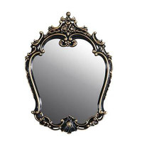 ACME Furniture Betria Mirror In Gold And Black