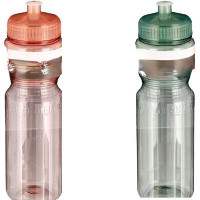 Orchids Aquae Haven & Key Pull Top Plastic Water Bottle Assorted Colours(Pack Of 2)BPA FREE