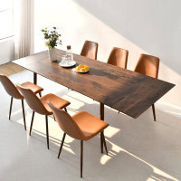 Wade Logan Bende 95" L Extendable Dining Table