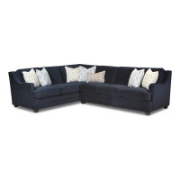 Southern Home Furnishings Marquis Midnight 2 - Piece Upholstered Corner Sectional