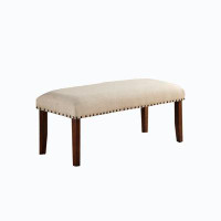 Red Barrel Studio Faux Leather Upholstered Bench