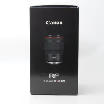 Canon RF 15-35 f2.8L IS USM Lens in excellent condition. Comes with the original box, case and caps...