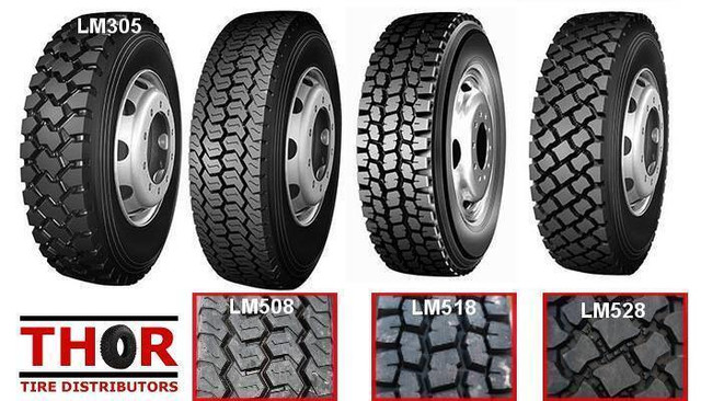 11R24.5 11R 24.5 11 R 22.5 DRIVE TRAILER + STEER TRUCK TIRES NEW - LONGMARCH - LOWEST PRICE IN KAMLOOPS AREA BUY DIRECT in Tires & Rims in Kamloops