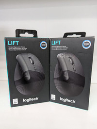 Logitech Lift Vertical Ergonomic 4000 DPI Wireless Mouse - Graphite - BNIB @MAAS_WIRELESS $79