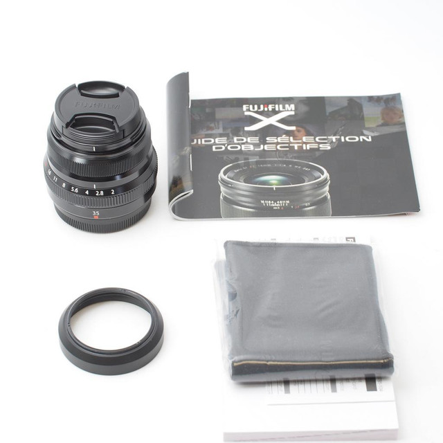 Fujinon Lens XF 35mm F2 R WR Black (ID - 2044 SB) in Cameras & Camcorders