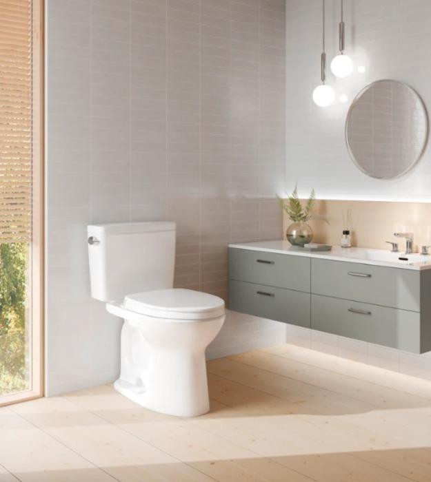 TOTO Drake Toilet Elongated Washlet+ Compatible CEFIONTECT® Glaze With Seat dans Plomberie, éviers, toilettes et bains  à Région du Grand Toronto - Image 2