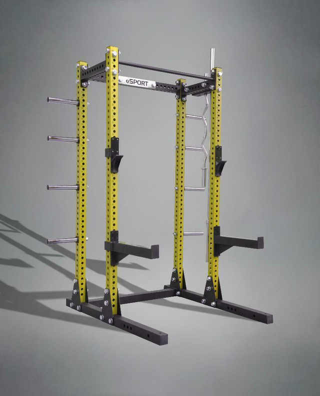 SQUAT RACKS BEST ON MARKET LASER CUT GAGE 11 3 x 3 Nex Day Shipping in Exercise Equipment in British Columbia - Image 3