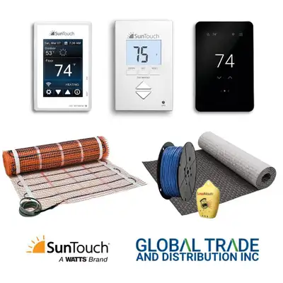 We Carry Schluter Systems, SunTouch, Nuheat, Heavenly Heat, Laticrete Products and much more... We s...