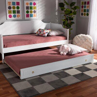 Red Barrel Studio Alya Twin Solid Wood Daybed with Trundle