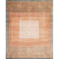 Samad Rugs Presidential Hand-Knotted Taupe Area Rug