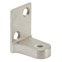 Prime-Line Top Pivot Hinge, Flat Back With Fasteners, Stainless Steel