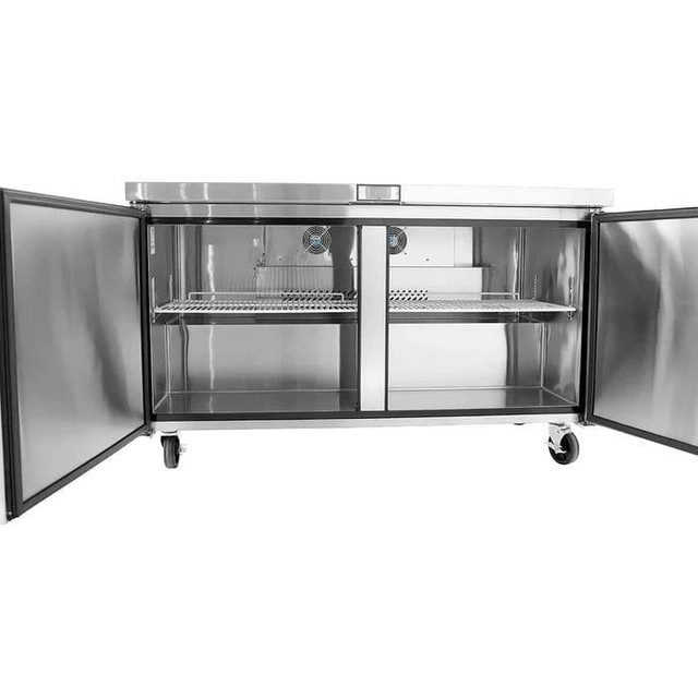 Atosa Double Door 60 Undercounter Freezer Work Table in Other Business & Industrial - Image 3