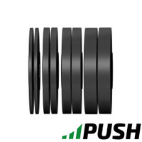 230lb HD Bumper Plate BRAND NEW Set - High Density, Low Bounce & More