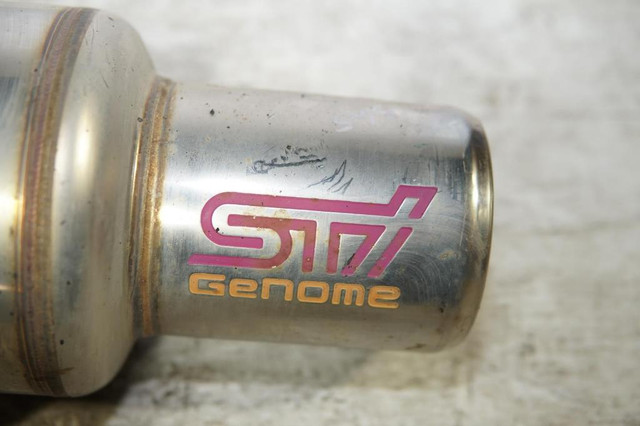 JDM Subaru Forester STi GENOME Exhaust Muffler Rare Sg SG5 SG9 GDA GDB 2003-2008 in Other Parts & Accessories - Image 2