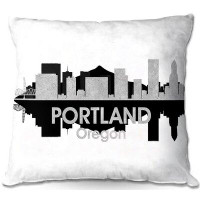 East Urban Home Portland Oregon Throw Pillow