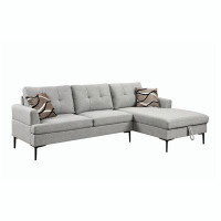Brayden Studio 3 Seaters Couch With Storage Seat-34.5" H x 98" W x 57.5" D