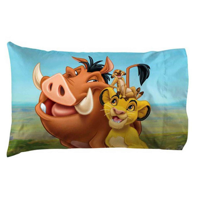 Lion King Printed 3 pcs Twin Sheet Set for Kids with Reversible Pillowcase in Bedding - Image 2