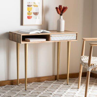 Ivy Bronx Leni Solid Wood Desk