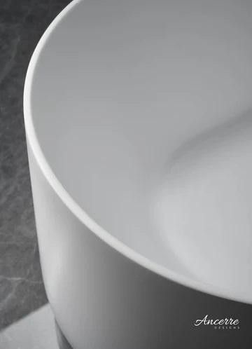 Ancerre - Cossue 61x32 Freestanding Acrylic Bathtub in Matte White w a Centre Drain  ANC in Plumbing, Sinks, Toilets & Showers - Image 4