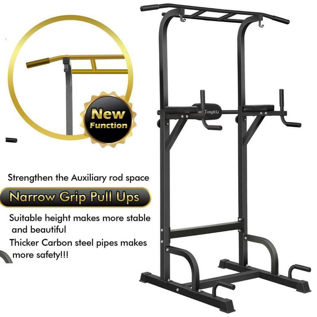 FAST, FREE Delivery! BangTong&Li Power Tower Workout Pull Up & Dip Station Adjustable Multi-Function Home Gym Equipment in Exercise Equipment
