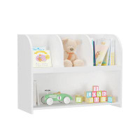 Delight Glass Bookcase With 4 Compartments