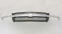 Grille Chevrolet Silverado 1500 2003-2005 With Ptm Frame/Chrome Moulding Without Cladding , GM1200489
