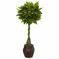 Bungalow Rose 47.5" Artificial Foliage Tree in Planter