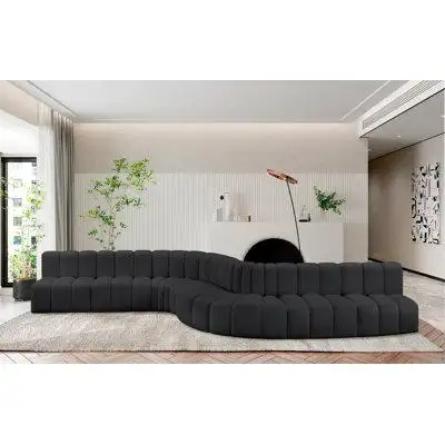 Meridian Furniture USA 197" Vegan Leather Sofa