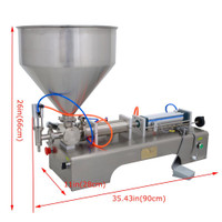 Spring Promotion Pneumatic Dual-Use Paste Cream Shampoo Liquid Coffee Filling Machine Single Head (50-500ml) 160404