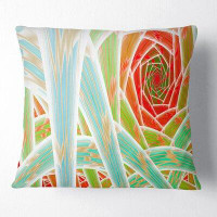 East Urban Home Abstract Fractal Endless Tunnel Pillow