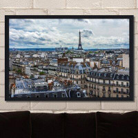 Picture Perfect International "Paris Rooftops 3" Framed Photographic Print