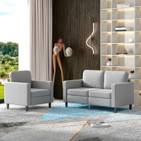 Latitude Run® Latitude Run® Sectional Sofa Couches Set For Living Room Loveseat Sofa&single Sofa