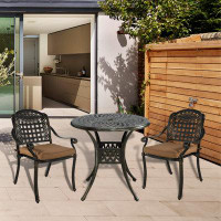 World Menagerie Welham Round 2 - Person Bistro Set with Cushions
