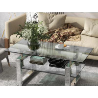 Lipoton Transparent tempered glass coffee table