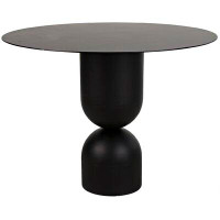 Noir Trading Inc. Wanda 39.5" Steel Pedestal Dining Table