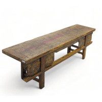 DYAG East Low 66.9 Inch Long Antique Chinese Bench Console Table